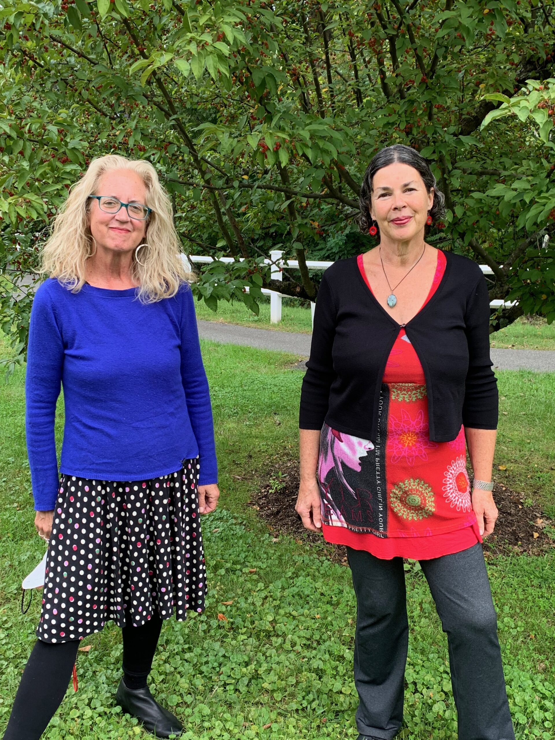 Mary Witt & Ann Percival at Angel Park Williamsburg